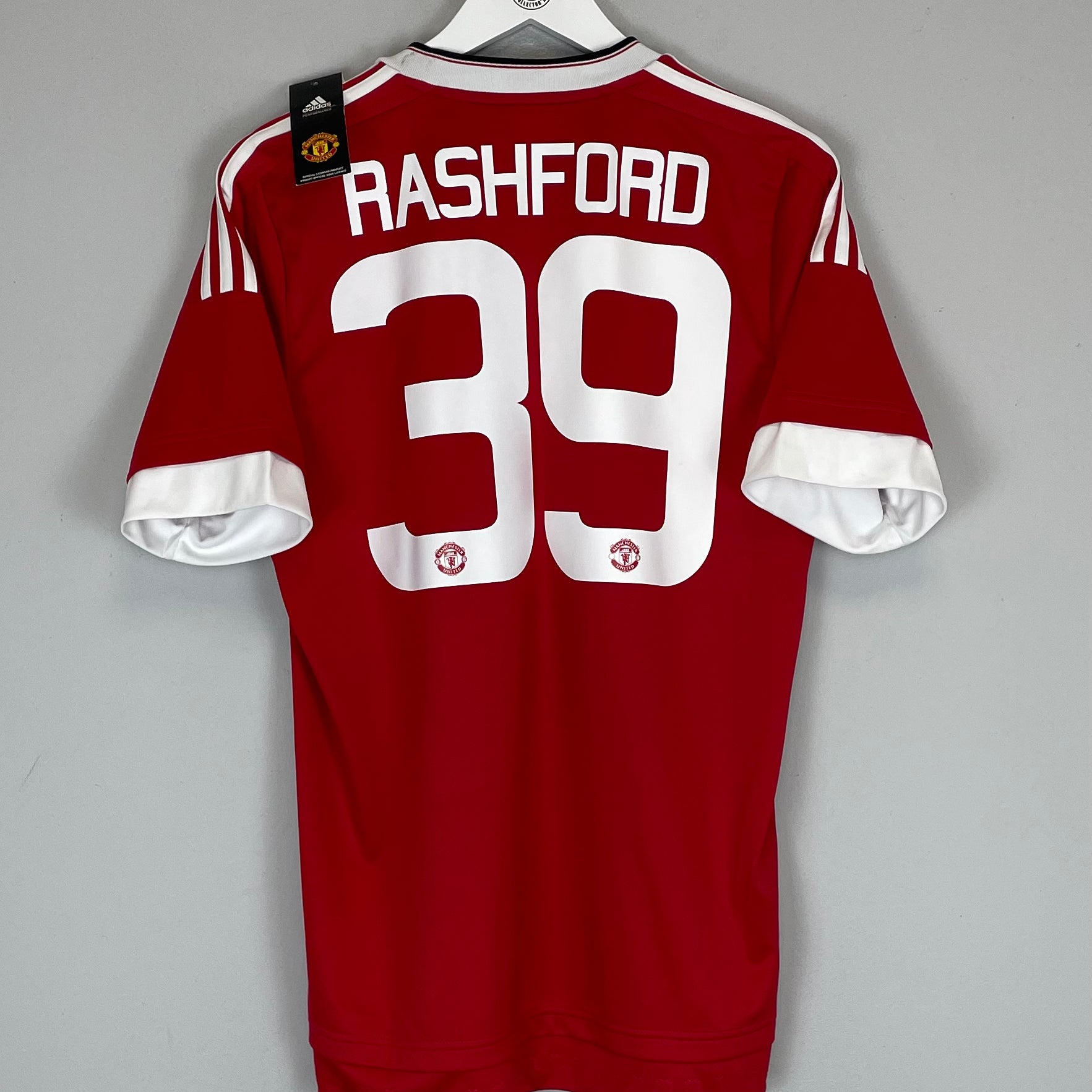 Shop 2015/16 MANCHESTER UNITED RASHFORD #39 *BNWT* HOME SHIRT (M) ADIDAS, classic football shirts, vintage football shirts & retro soccer jerseys at Cult Kits