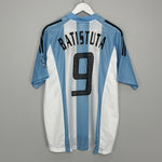 2002/04 ARGENTINA BATISTUTA #9 HOME SHIRT (L) ADIDAS