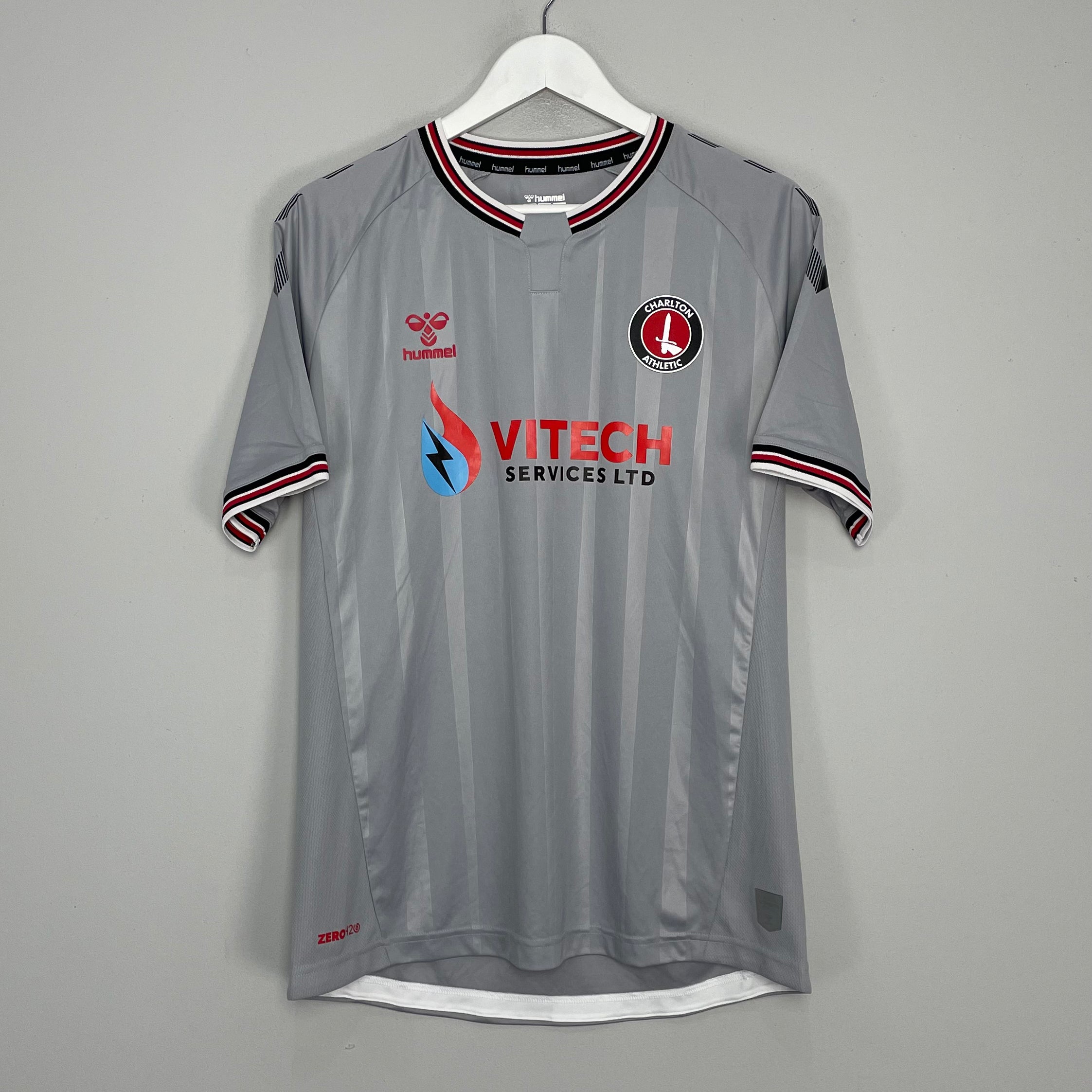 Shop 2020/21 CHARLTON ATHLETIC AWAY SHIRT (M) HUMMEL, classic football shirts, vintage football shirts & retro soccer jerseys at Cult Kits