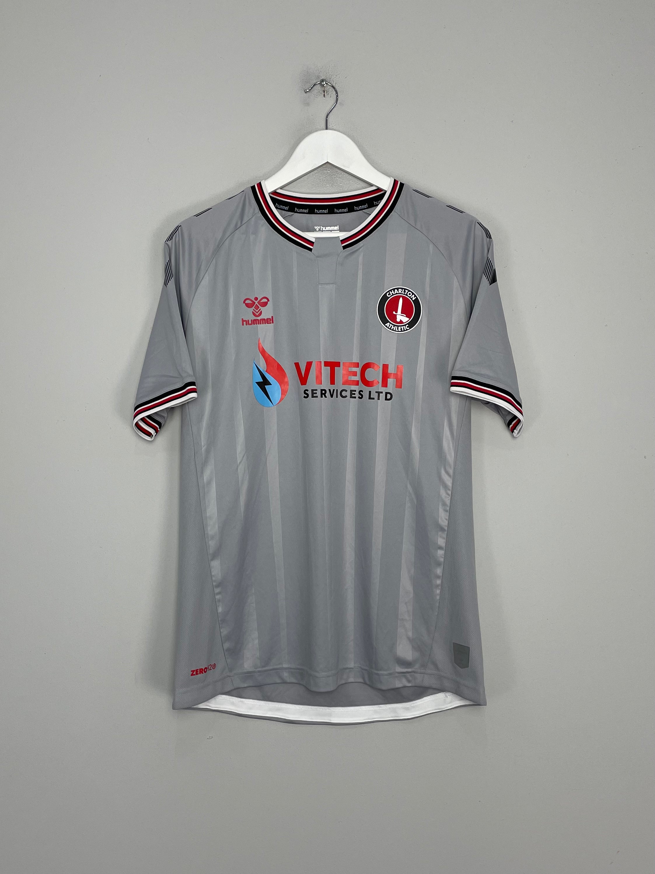 Shop 2020/21 CHARLTON ATHLETIC AWAY SHIRT (M) HUMMEL, classic football shirts, vintage football shirts & retro soccer jerseys at Cult Kits