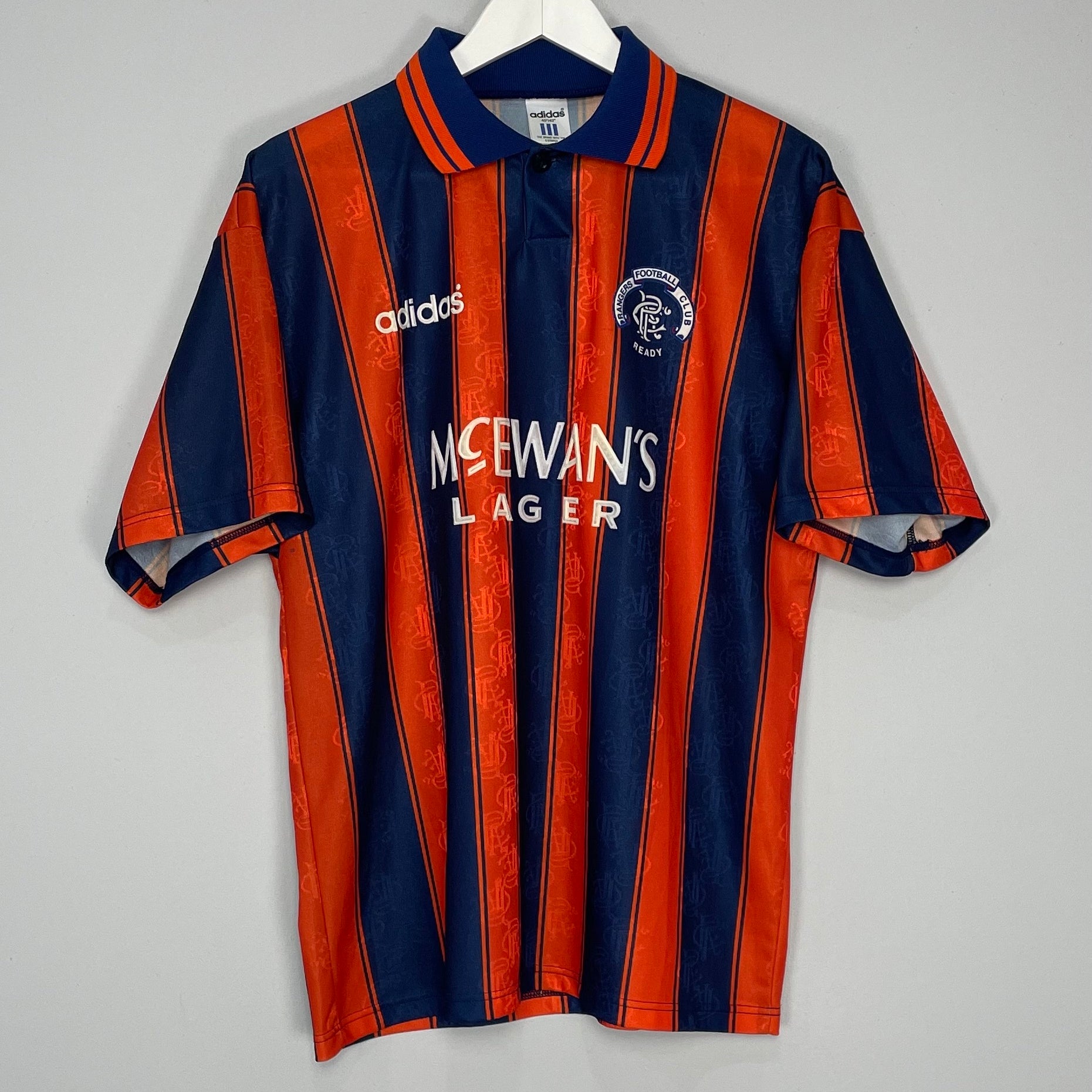 Shop 1993/94 RANGERS AWAY SHIRT (M) ADIDAS, classic football shirts, vintage football shirts & retro soccer jerseys at Cult Kits