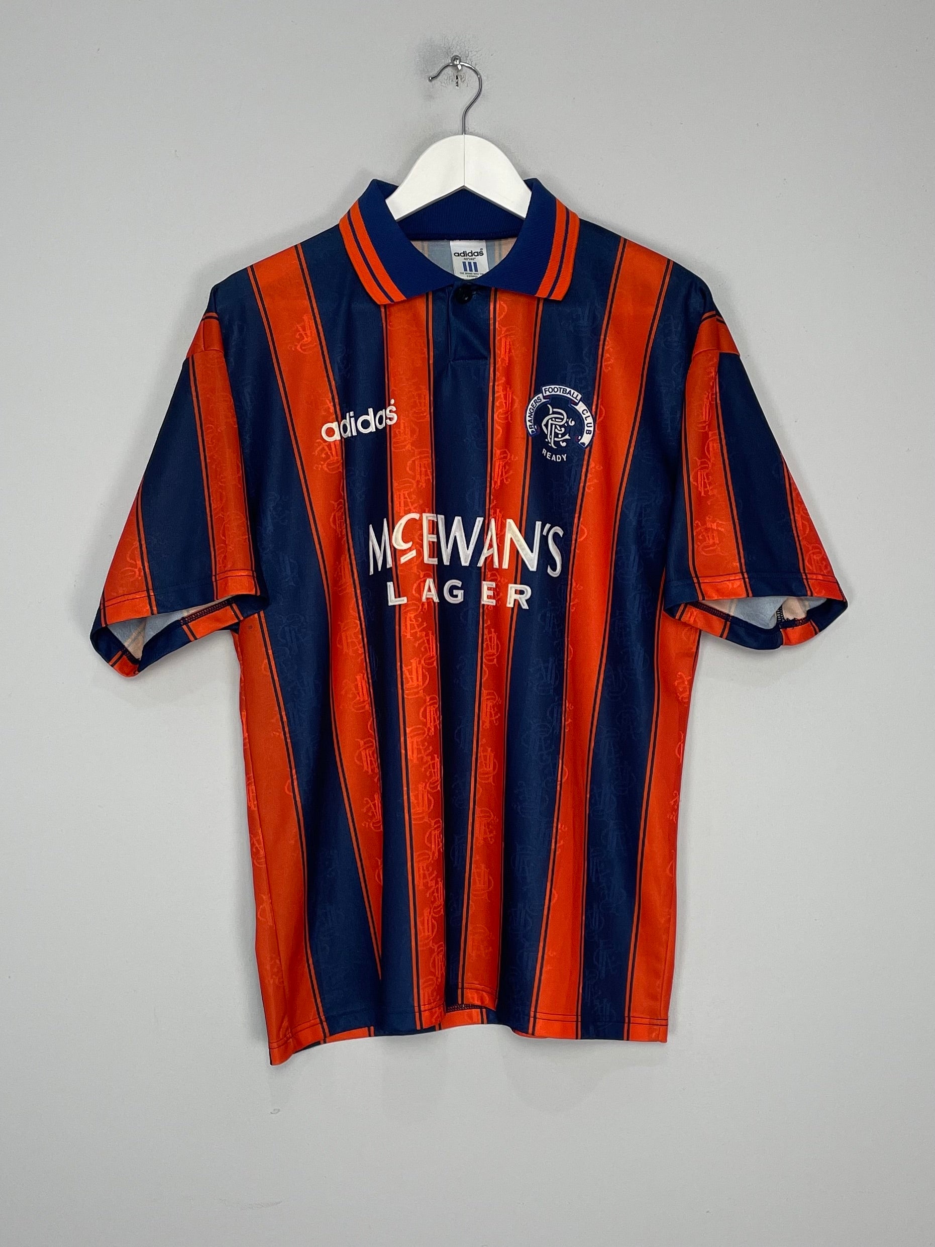Shop 1993/94 RANGERS AWAY SHIRT (M) ADIDAS, classic football shirts, vintage football shirts & retro soccer jerseys at Cult Kits