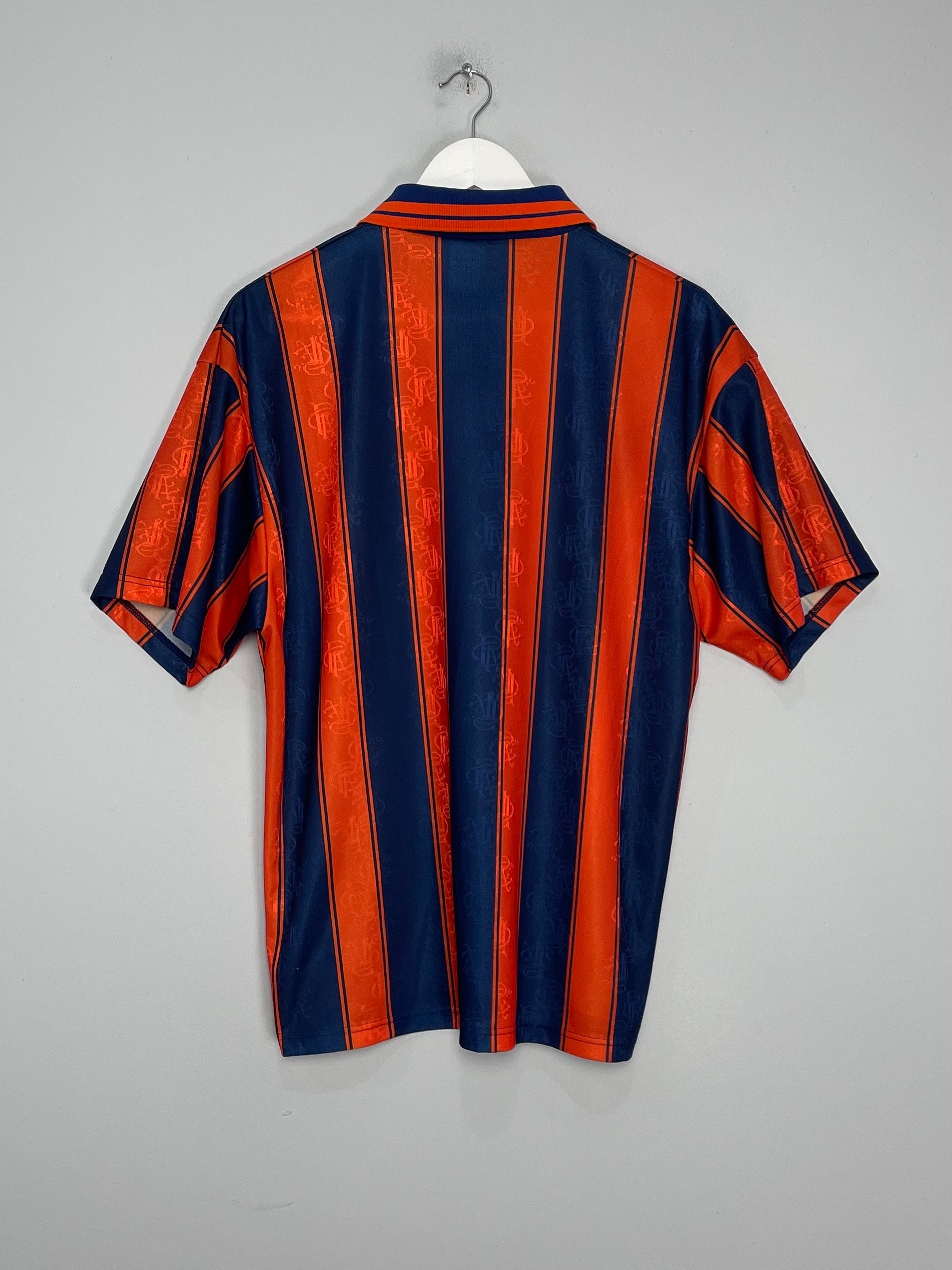 Shop 1993/94 RANGERS AWAY SHIRT (M) ADIDAS, classic football shirts, vintage football shirts & retro soccer jerseys at Cult Kits