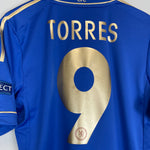 Shop 2012/13 CHELSEA TORRES #9 E/L HOME SHIRT (M) ADIDAS, classic football shirts, vintage football shirts & retro soccer jerseys at Cult Kits