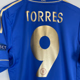 Shop 2012/13 CHELSEA TORRES #9 E/L HOME SHIRT (M) ADIDAS, classic football shirts, vintage football shirts & retro soccer jerseys at Cult Kits