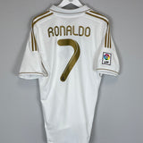 2011/12 REAL MADRID RONALDO #7 HOME SHIRT (L) ADIDAS