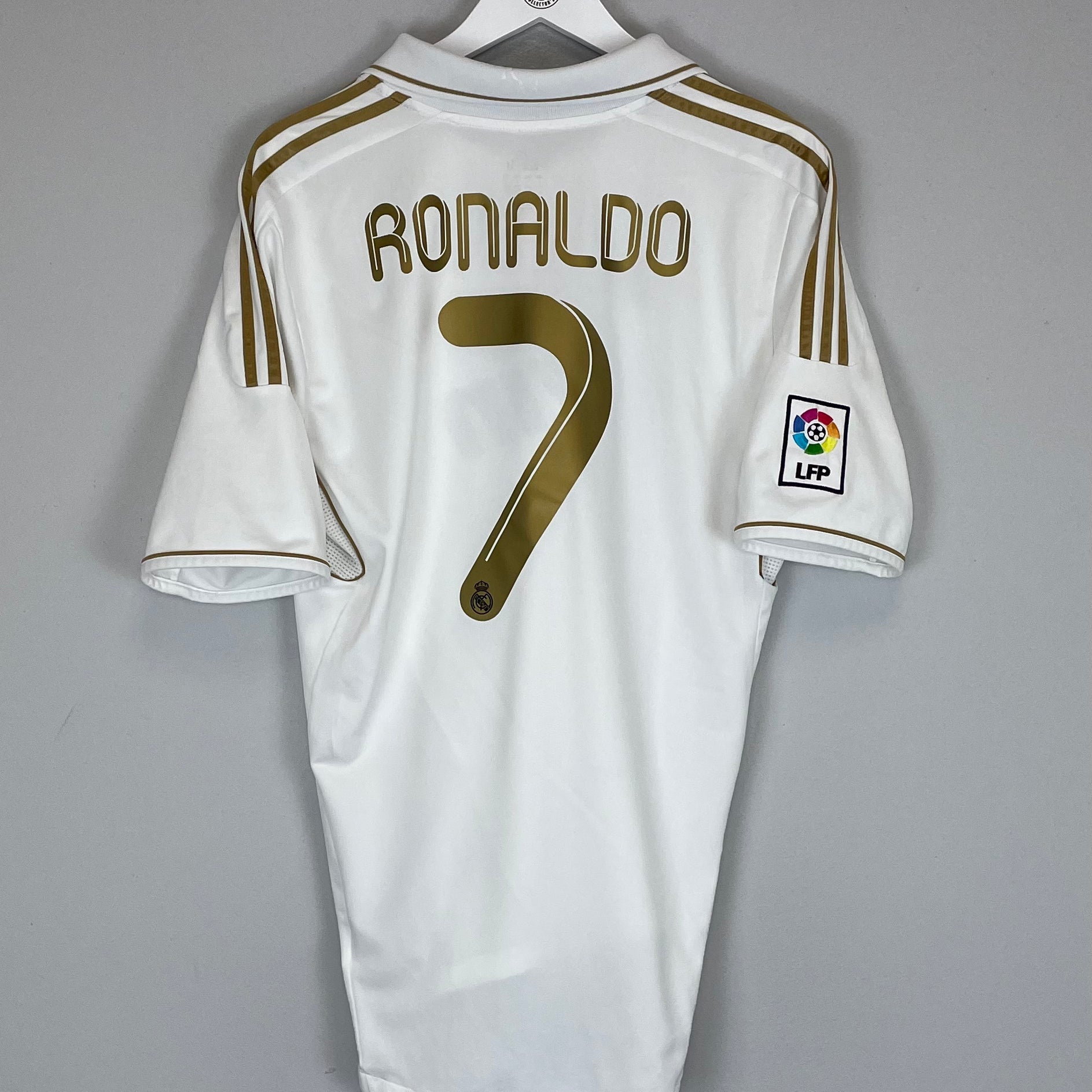 Shop 2011/12 REAL MADRID RONALDO #7 HOME SHIRT (L) ADIDAS, classic football shirts, vintage football shirts & retro soccer jerseys at Cult Kits