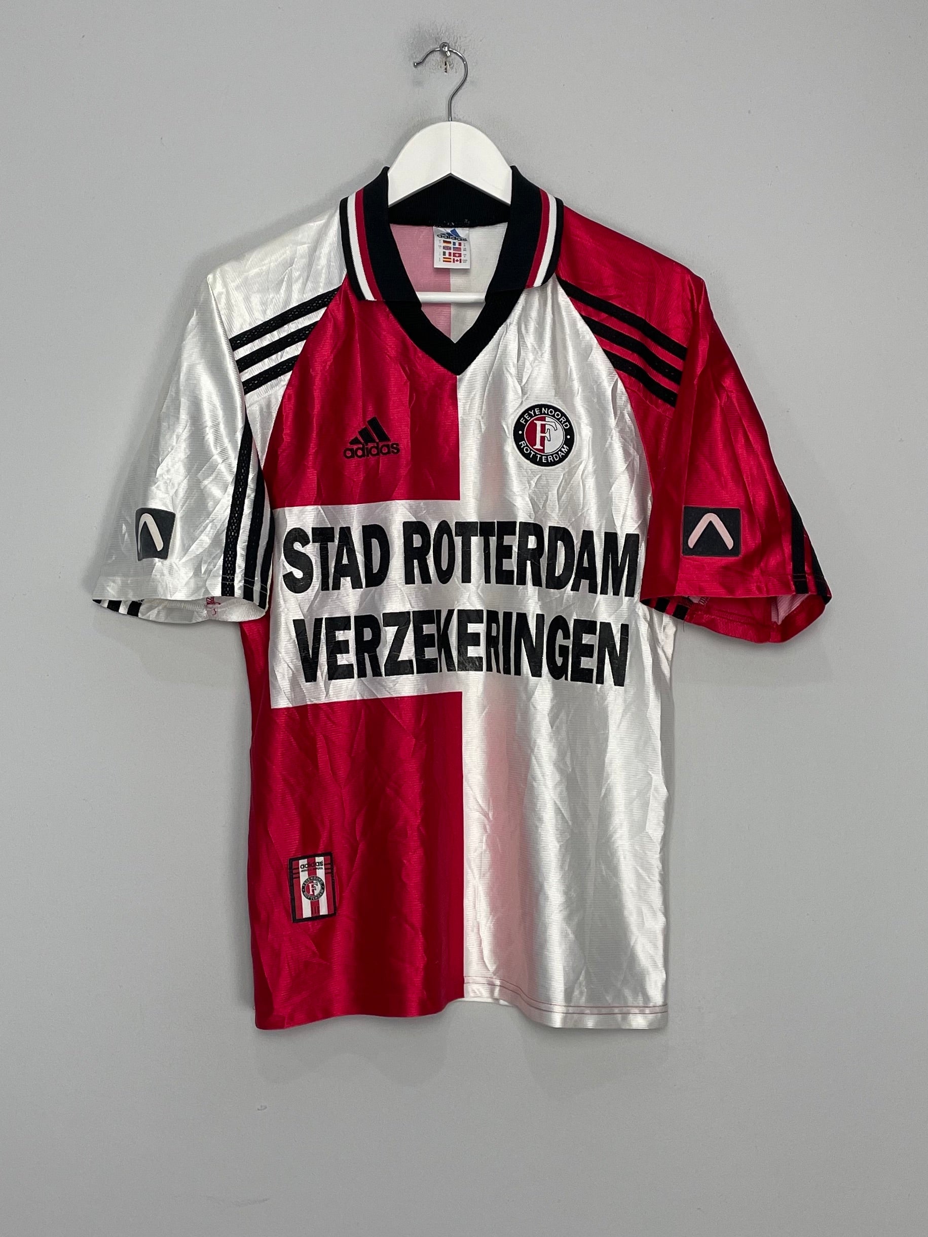 Shop 1998/99 FEYENOORD HOME SHIRT (S) ADIDAS, classic football shirts, vintage football shirts & retro soccer jerseys at Cult Kits