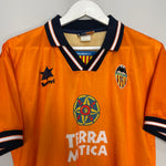 Shop 1998/99 VALENCIA AWAY SHIRT (L) LUANVI, classic football shirts, vintage football shirts & retro soccer jerseys at Cult Kits