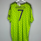 2022/23 MANCHESTER UNITED RONALDO #7 *BNWT* THIRD SHIRT (XXXXL) ADIDAS