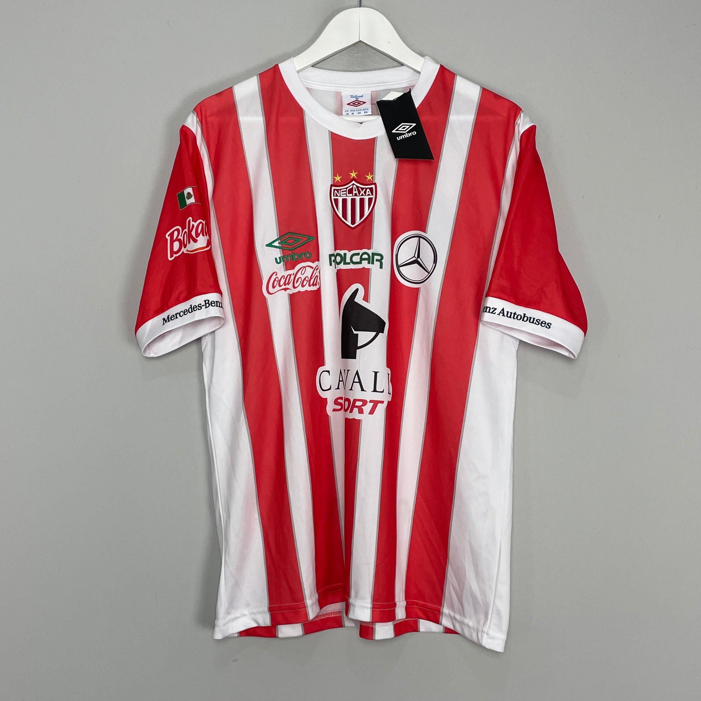 Shop 2016/17 NECAXA *BNWT* HOME SHIRT (XL.WOMENS) UMBRO, classic football shirts, vintage football shirts & retro soccer jerseys at Cult Kits