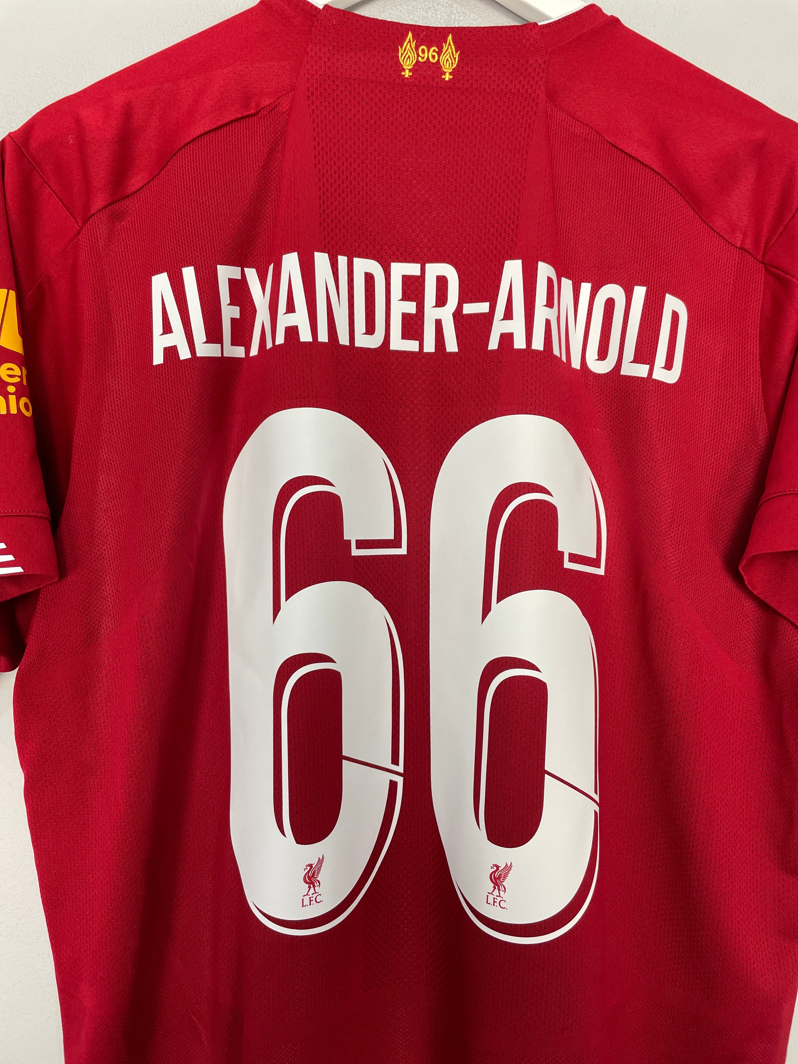 Shop 2019/20 LIVERPOOL ALEXANDER-ARNOLD #66 HOME SHIRT (XL) NEW BALANCE, classic football shirts, vintage football shirts & retro soccer jerseys at Cult Kits