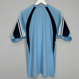 Shop 2003/04 REAL MADRID TRAINING SHIRT (M) ADIDAS, classic football shirts, vintage football shirts & retro soccer jerseys at Cult Kits