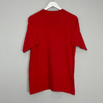 Shop 2001 LIVERPOOL TREBLE WINNERS T-SHIRT (M) OM, classic football shirts, vintage football shirts & retro soccer jerseys at Cult Kits