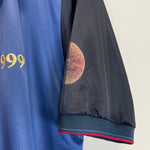 Shop 1998/99 BARCELONA *CENTENARY* HOME SHIRT (L) NIKE, classic football shirts, vintage football shirts & retro soccer jerseys at Cult Kits