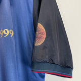 Shop 1998/99 BARCELONA *CENTENARY* HOME SHIRT (L) NIKE, classic football shirts, vintage football shirts & retro soccer jerseys at Cult Kits