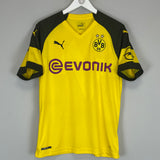 2018/19 DORTMUND HAKIMI #5 HOME SHIRT (M) PUMA