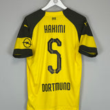 2018/19 DORTMUND HAKIMI #5 HOME SHIRT (M) PUMA