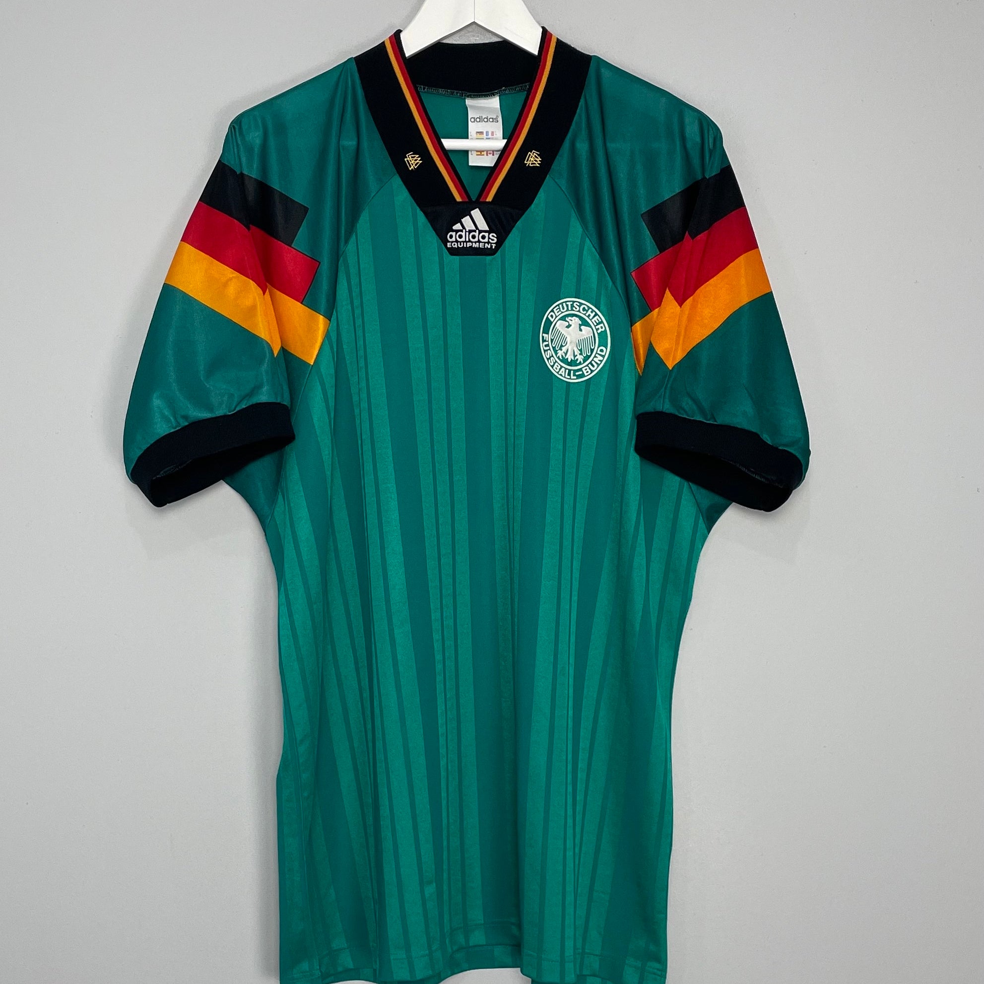 Shop 1992/94 GERMANY AWAY SHIRT (XL) ADIDAS, classic football shirts, vintage football shirts & retro soccer jerseys at Cult Kits