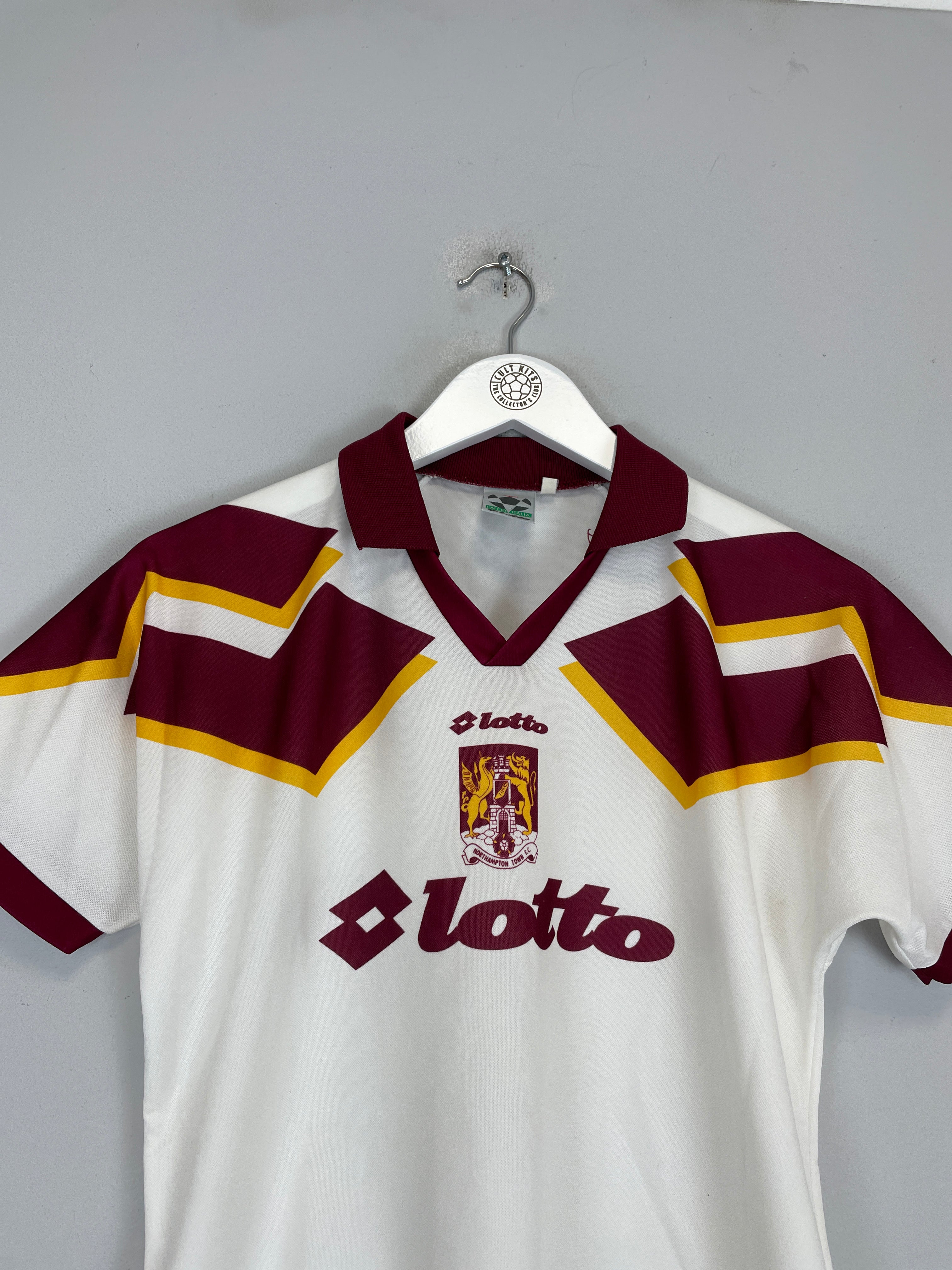 Shop 1995/96 NORTHAMPTON TOWN AWAY SHIRT (XXL.KIDS) LOTTO, classic football shirts, vintage football shirts & retro soccer jerseys at Cult Kits