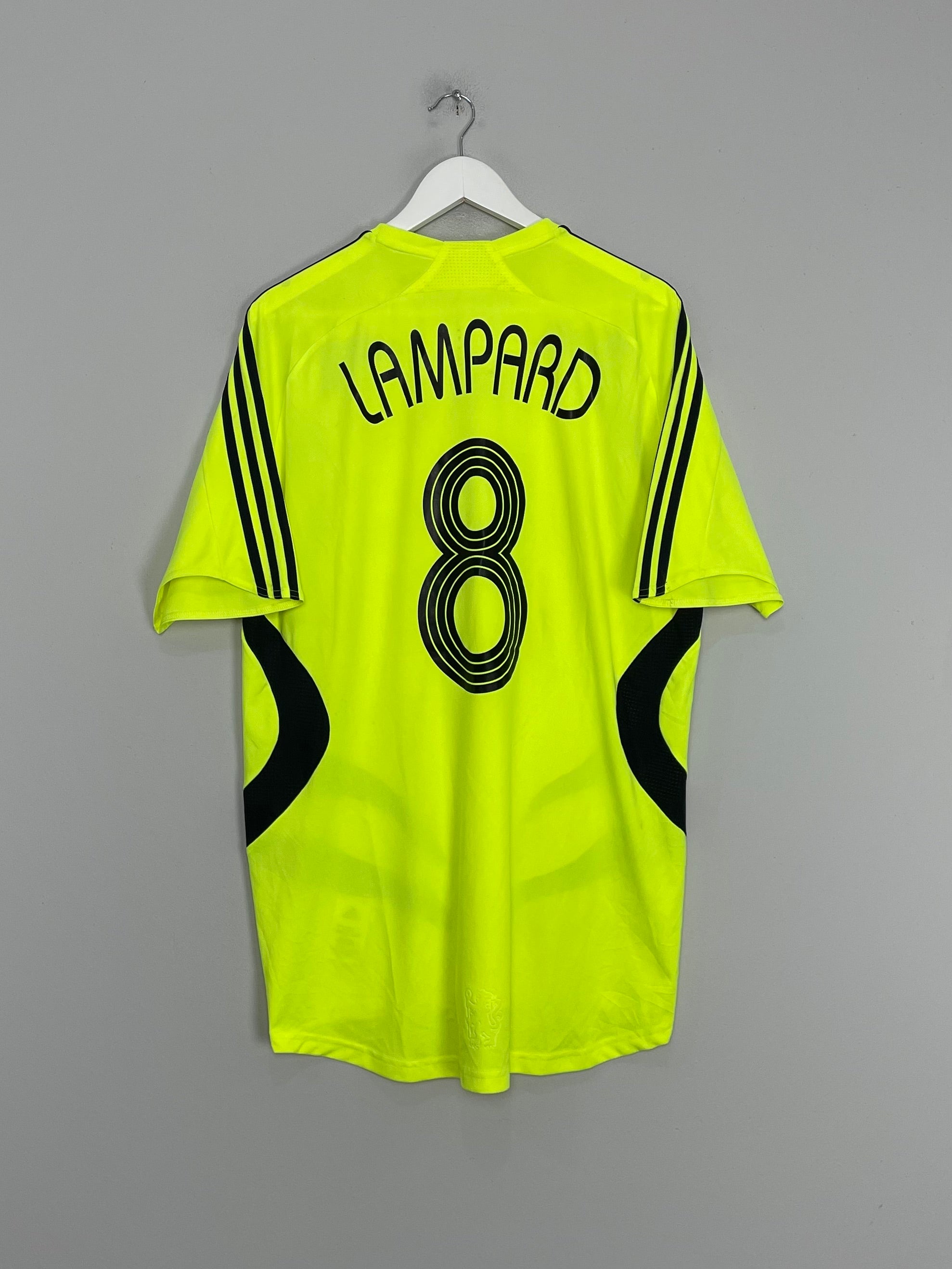2007/08 CHELSEA LAMPARD #8 AWAY SHIRT (L) ADIDAS