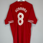Shop 2013/14 LIVERPOOL GERRARD #8 HOME SHIRT (XXXL) WARRIOR, classic football shirts, vintage football shirts & retro soccer jerseys at Cult Kits