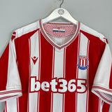 2020/21 STOKE CITY HOME SHIRT (XXL) MACRON