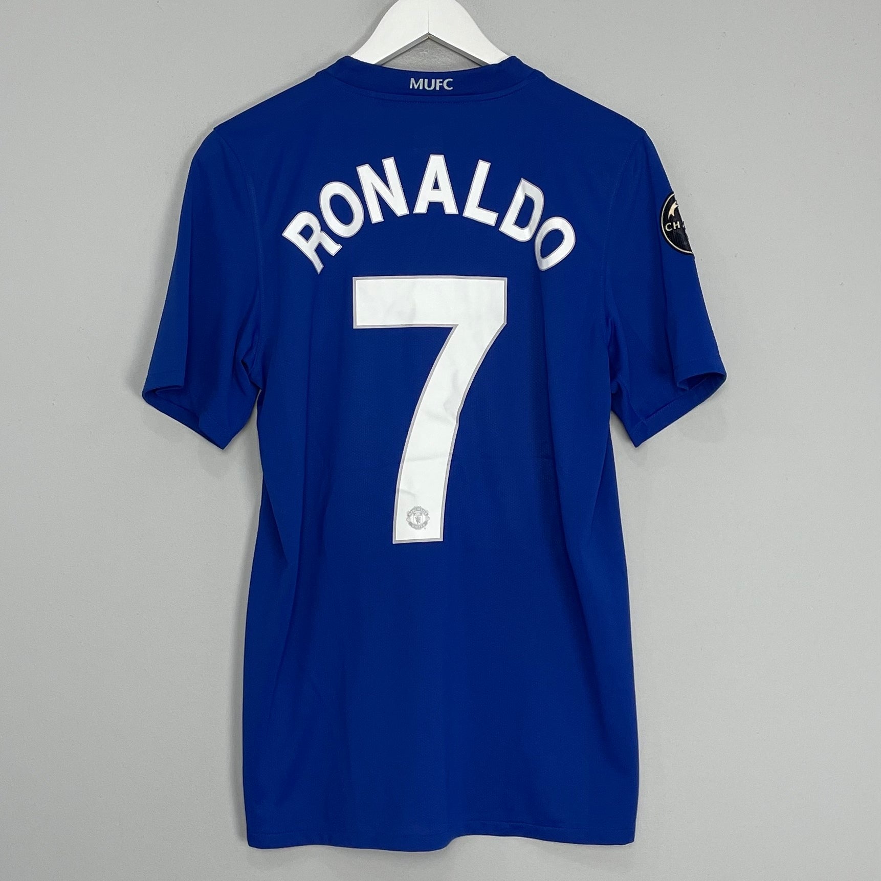 Shop 2008/09 MANCHESTER UNITED RONALDO #7 C/L THIRD SHIRT (S) NIKE, classic football shirts, vintage football shirts & retro soccer jerseys at Cult Kits