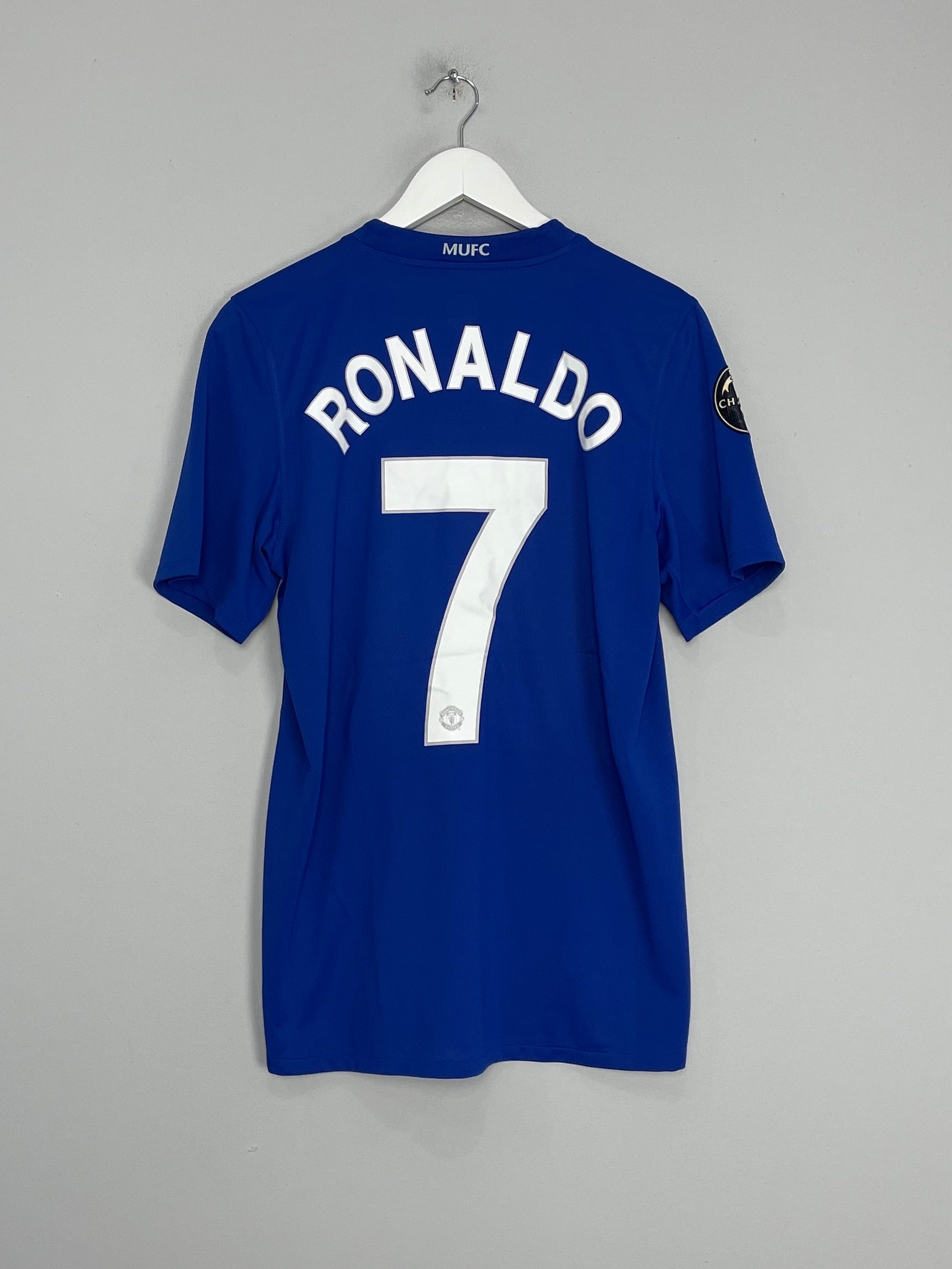 Shop 2008/09 MANCHESTER UNITED RONALDO #7 C/L THIRD SHIRT (S) NIKE, classic football shirts, vintage football shirts & retro soccer jerseys at Cult Kits