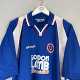 Shop 2003/04 CHESTERFIELD HOME SHIRT (L) UHLSPORT, classic football shirts, vintage football shirts & retro soccer jerseys at Cult Kits