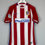 Shop 2016/17 ATLETICO MADRID GRIEZMANN #7 HOME SHIRT (M) NIKE, classic football shirts, vintage football shirts & retro soccer jerseys at Cult Kits