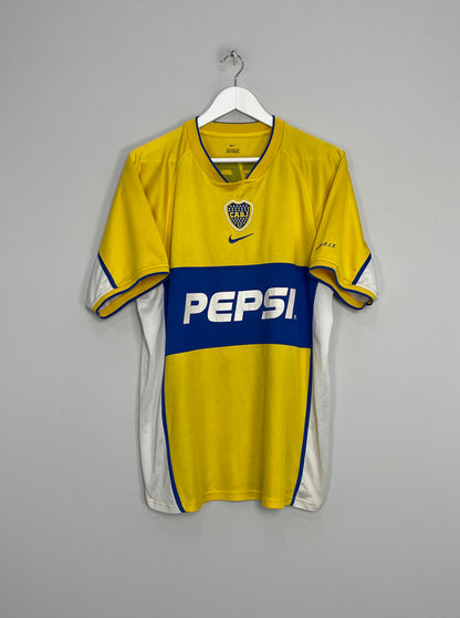 Image of the Boca Juniors shirt from the 2002/03 season