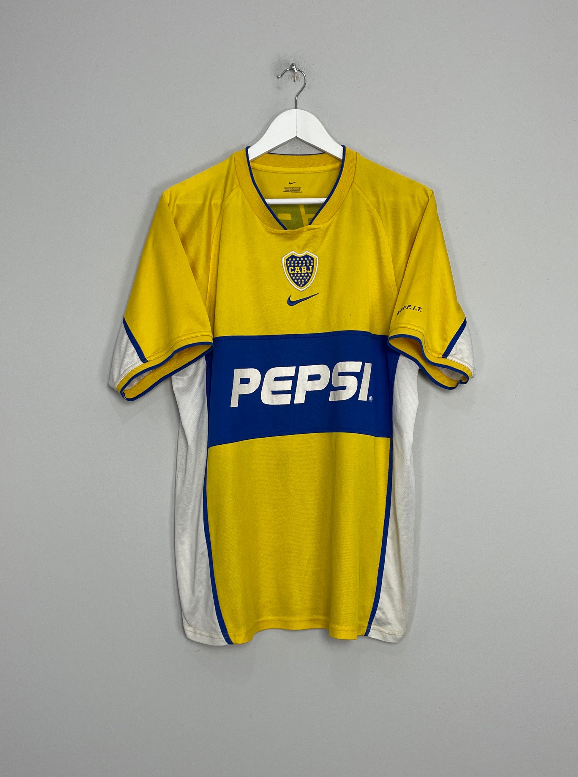 Image of the Boca Juniors shirt from the 2002/03 season