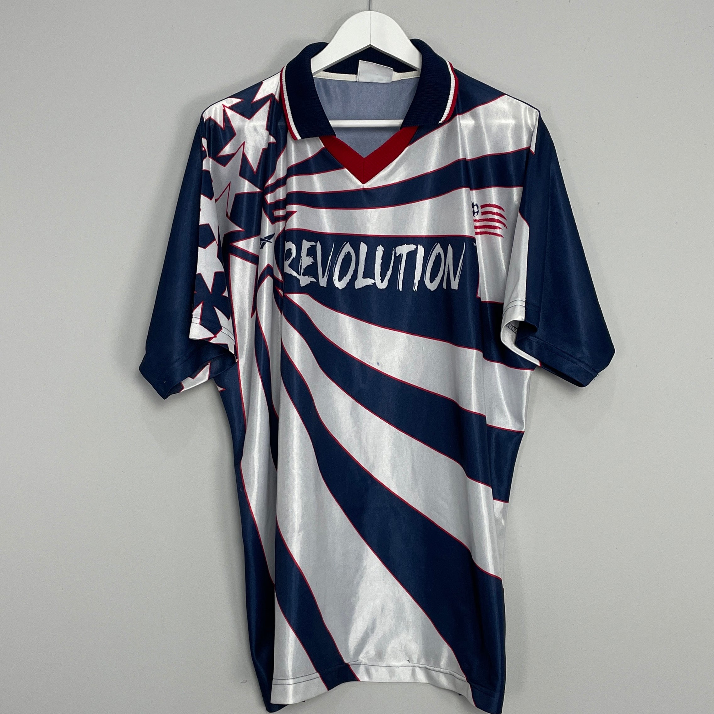Shop 1997/98 NEW ENGLAND REVOLUTION THIRD SHIRT (L) REEBOK, classic football shirts, vintage football shirts & retro soccer jerseys at Cult Kits