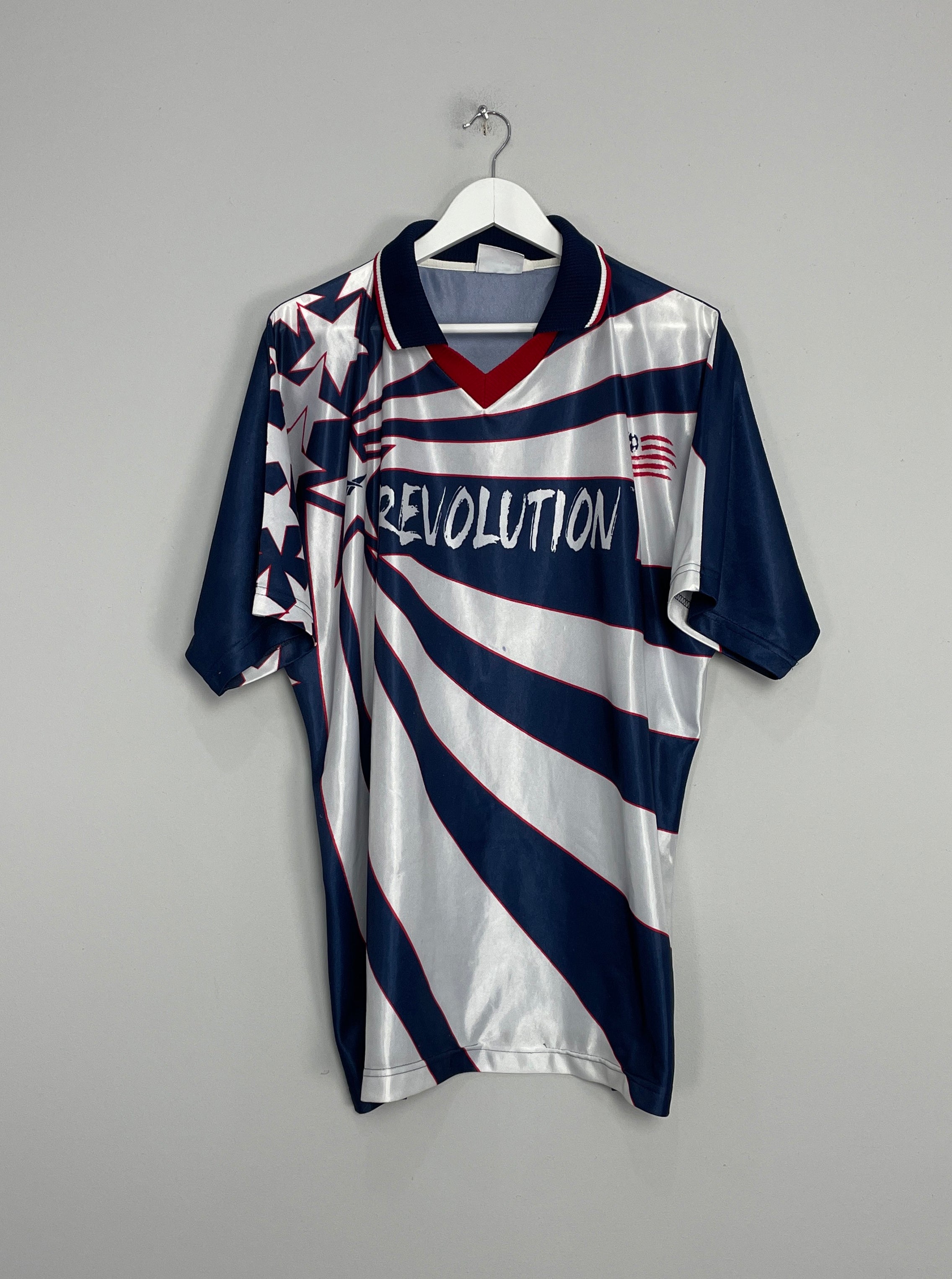 Shop 1997/98 NEW ENGLAND REVOLUTION THIRD SHIRT (L) REEBOK, classic football shirts, vintage football shirts & retro soccer jerseys at Cult Kits