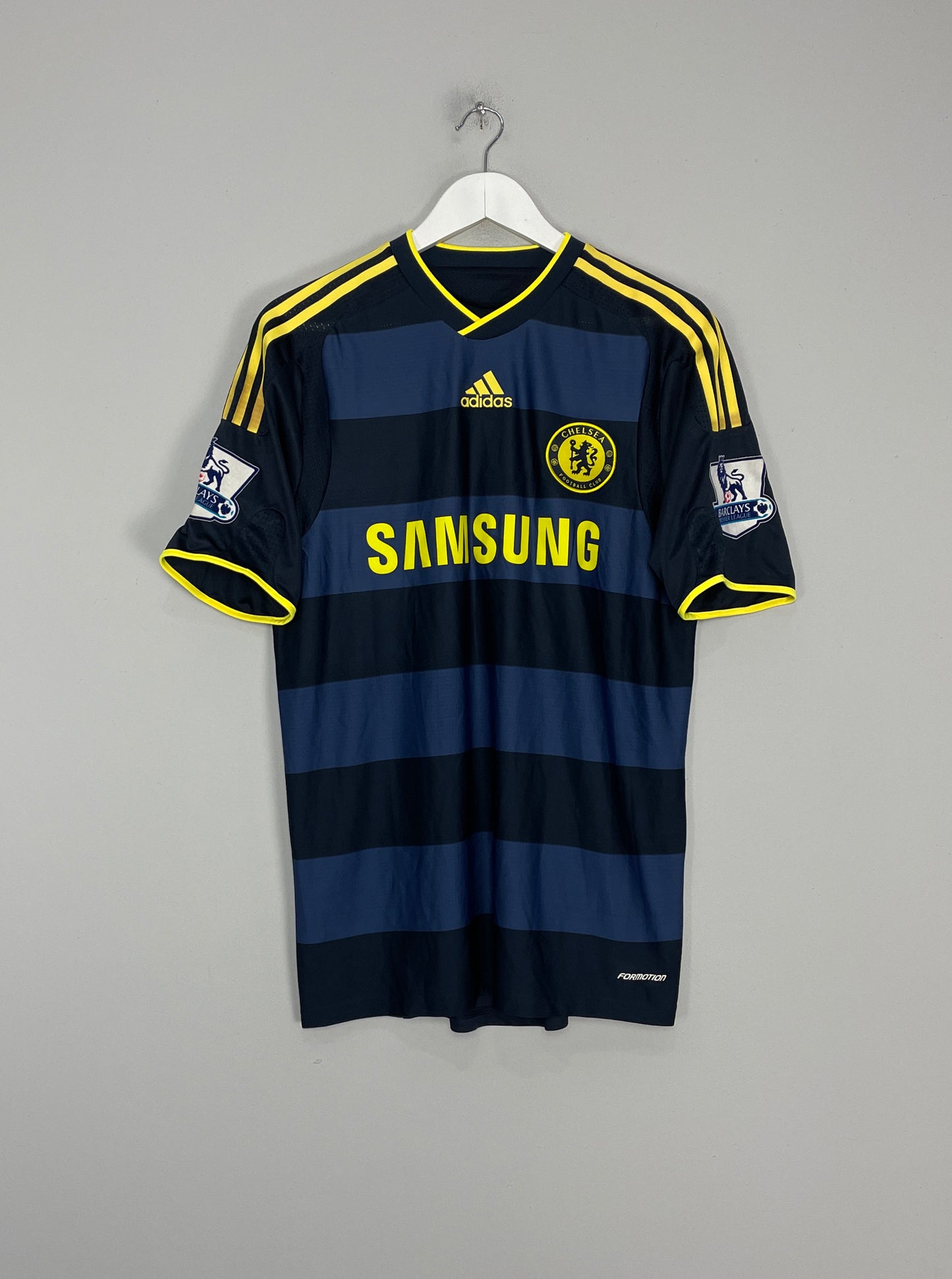 2009/10 CHELSEA DROGBA #11 *MATCH ISSUE* AWAY SHIRT (M) ADIDAS