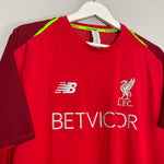 Shop 2018/19 LIVERPOOL TRAINING SHIRT (XL) NEW BALANCE, classic football shirts, vintage football shirts & retro soccer jerseys at Cult Kits