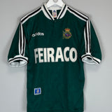 Shop 1996/98 DEPORTIVO LA CORUNA AWAY SHIRT (S) ADIDAS, classic football shirts, vintage football shirts & retro soccer jerseys at Cult Kits
