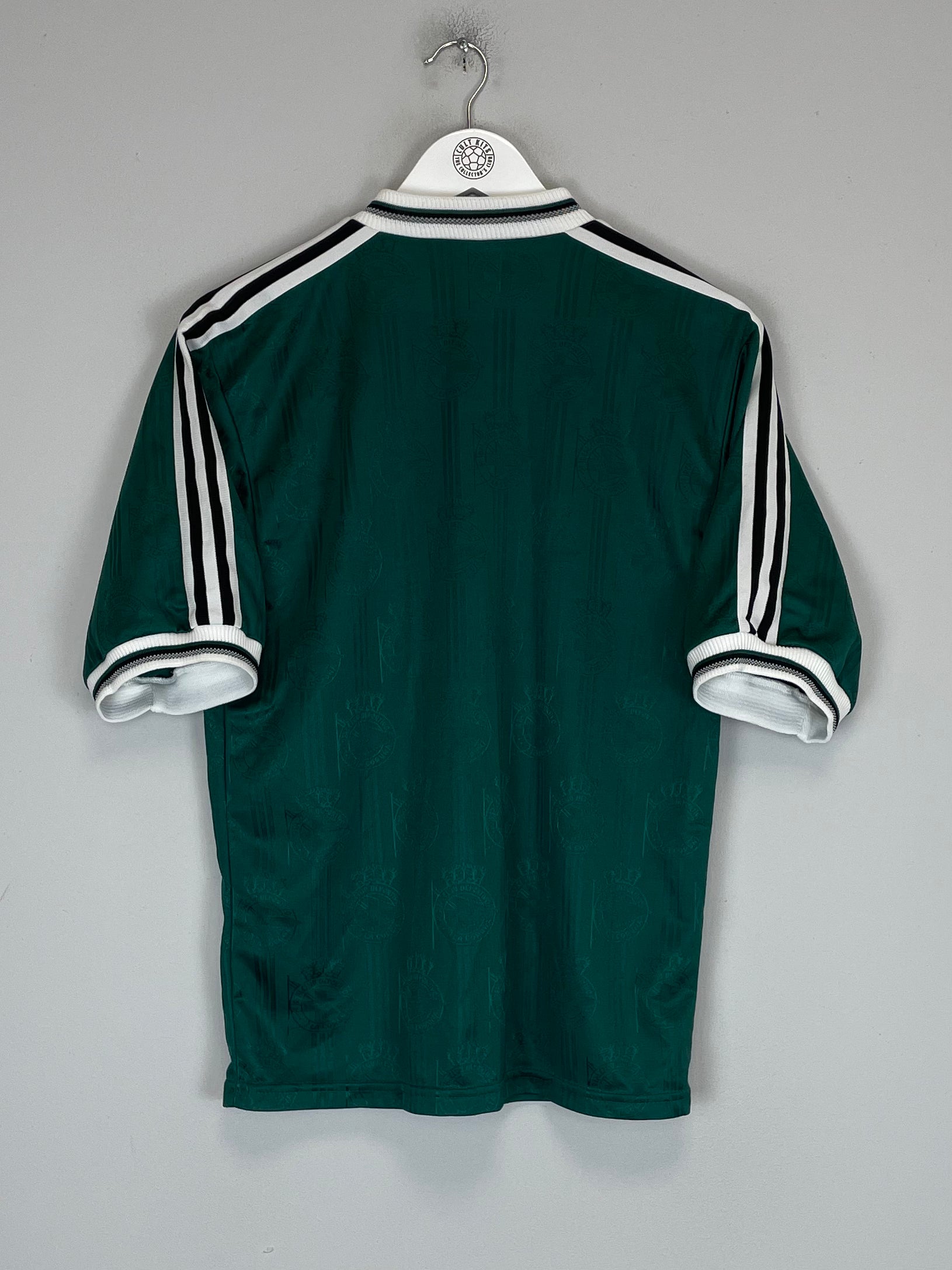 Shop 1996/98 DEPORTIVO LA CORUNA AWAY SHIRT (S) ADIDAS, classic football shirts, vintage football shirts & retro soccer jerseys at Cult Kits