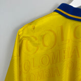 1995/96 COLOMBIA HOME SHIRT (M) UMBRO
