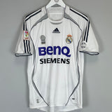 2006/07 REAL MADRID RONALDO #9 HOME SHIRT (M) ADIDAS