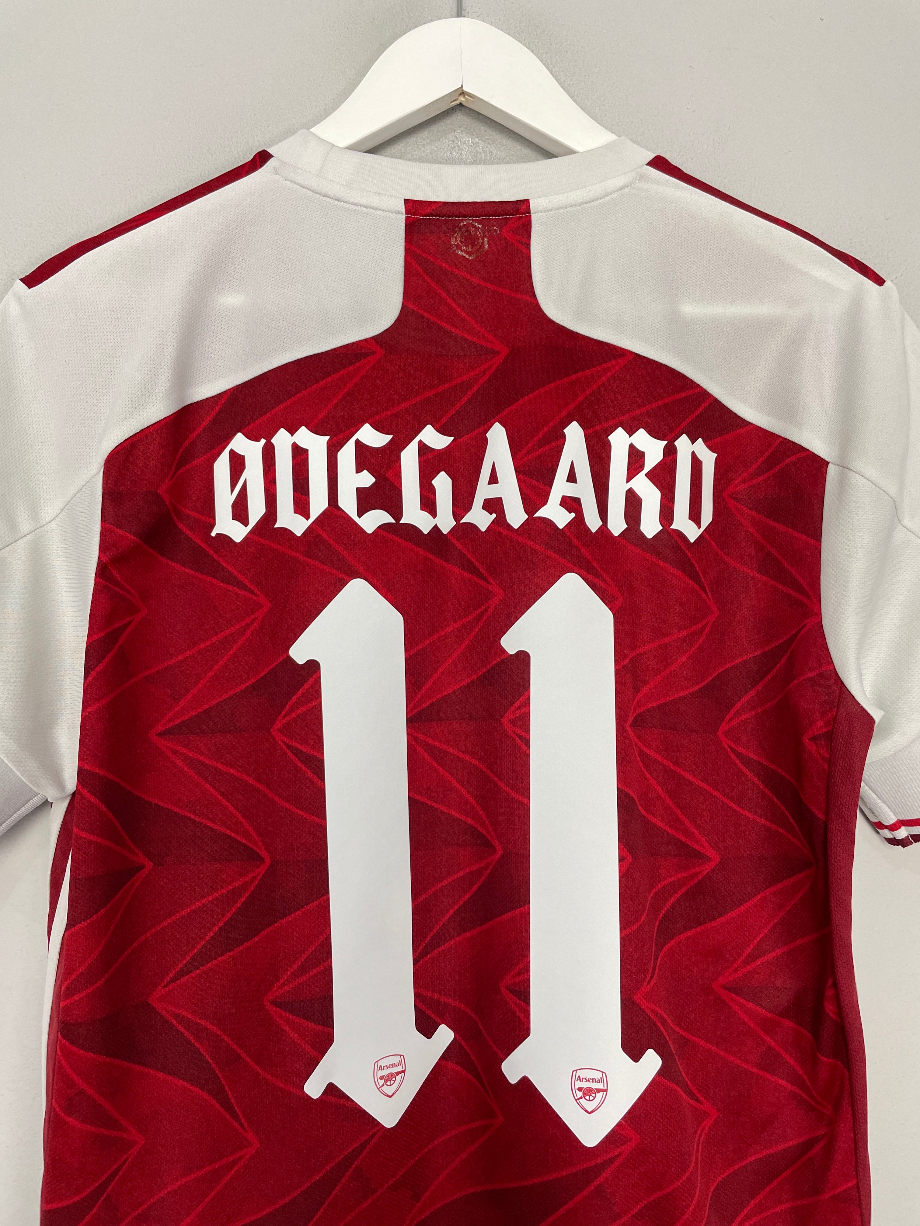 Shop 2020/21 ARSENAL ODEGAARD #11 HOME SHIRT (M) ADIDAS, classic football shirts, vintage football shirts & retro soccer jerseys at Cult Kits