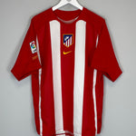 Shop 2005/06 ATLETICO MADRID F.TORRES #9 HOME SHIRT (L) NIKE, classic football shirts, vintage football shirts & retro soccer jerseys at Cult Kits