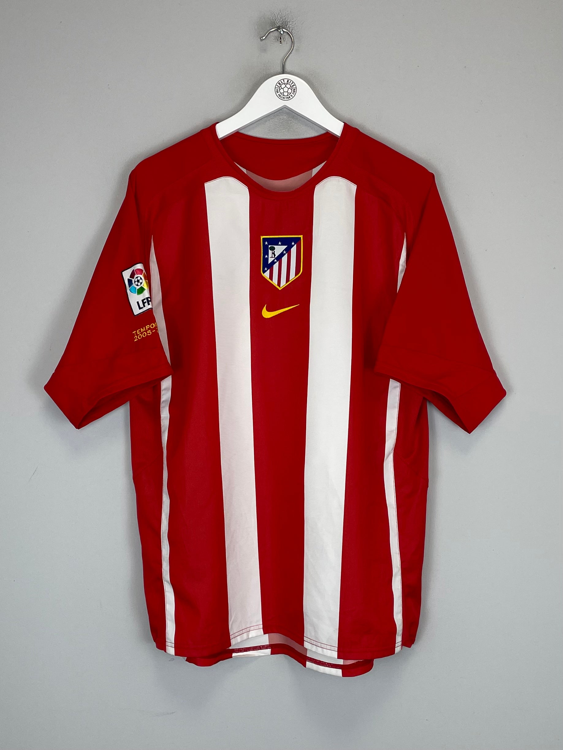 Shop 2005/06 ATLETICO MADRID F.TORRES #9 HOME SHIRT (L) NIKE, classic football shirts, vintage football shirts & retro soccer jerseys at Cult Kits