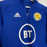 Shop 2020/21 SCOTLAND *PLAYER ISSUE* 1/4 ZIP TRAINING TOP (S) ADIDAS, classic football shirts, vintage football shirts & retro soccer jerseys at Cult Kits