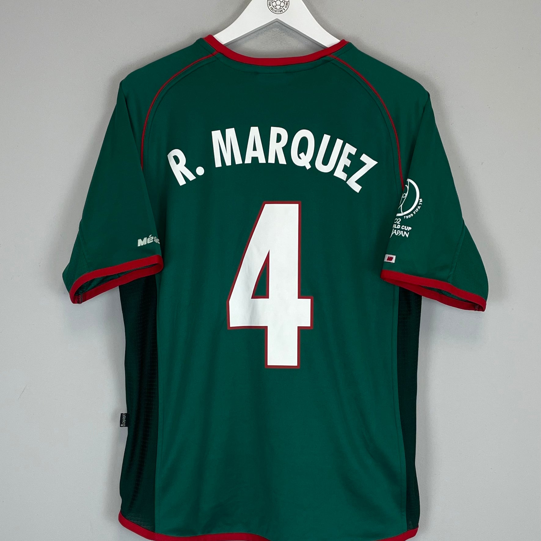 Buy 2002/03 MEXICO R.MARQUEZ 4 HOME SHIRT (L) ATLETICA ~ Free worldwide shipping available ~ Authentic Vintage Football Shirts from Cult Kits