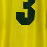 1994/96 BRAZIL R.CARLOS #3 HOME SHIRT (XL) UMBRO