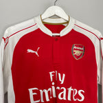 Shop 2015/16 ARSENAL L/S HOME SHIRT (M) PUMA, classic football shirts, vintage football shirts & retro soccer jerseys at Cult Kits