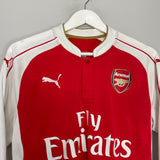 Shop 2015/16 ARSENAL L/S HOME SHIRT (M) PUMA, classic football shirts, vintage football shirts & retro soccer jerseys at Cult Kits