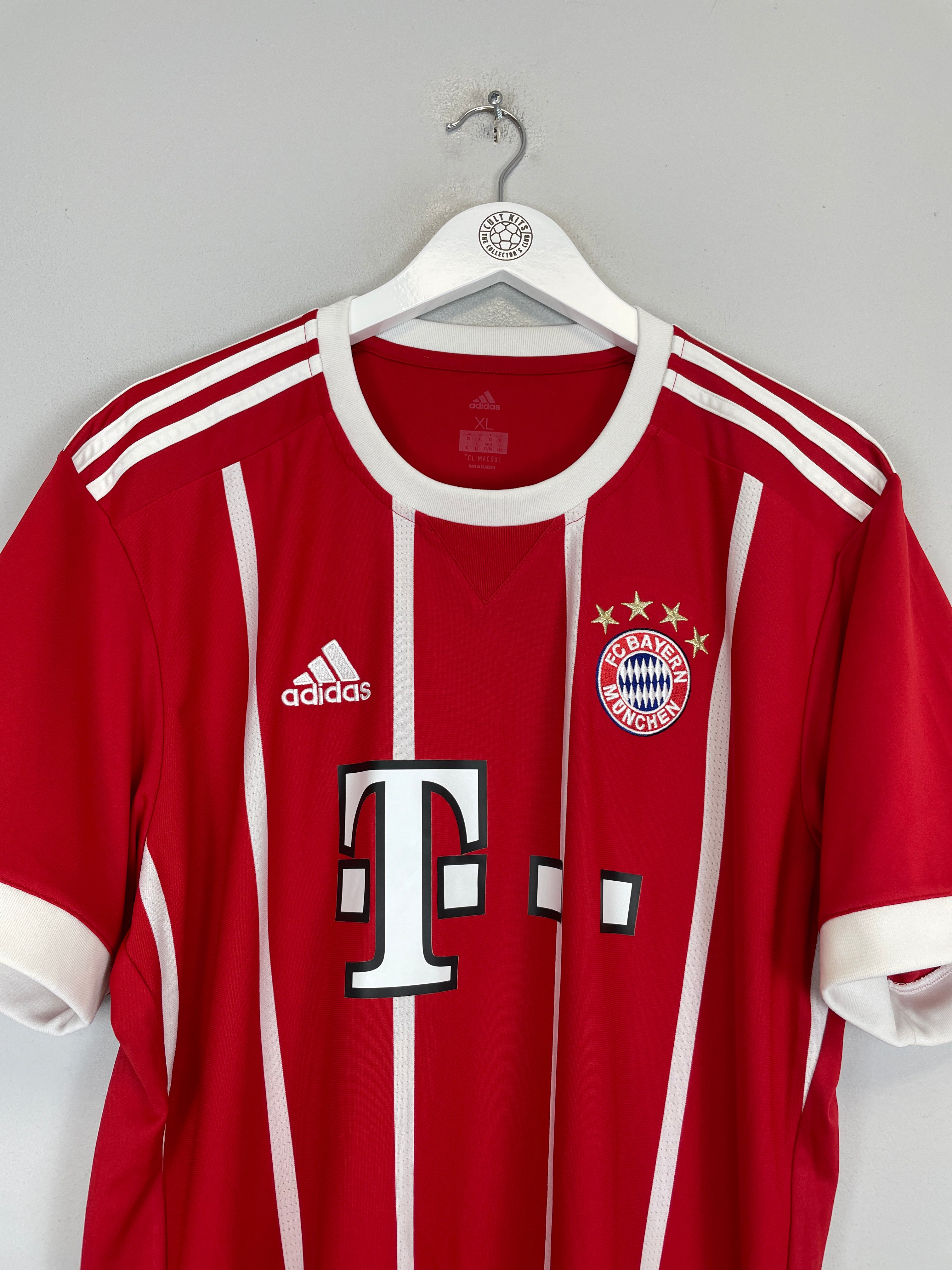 Shop 2017/18 BAYERN MUNICH LEWANDOWSKI #9 HOME SHIRT (XL) ADIDAS, classic football shirts, vintage football shirts & retro soccer jerseys at Cult Kits